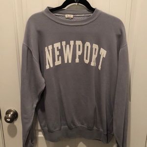 Blue graphic sweatshirt